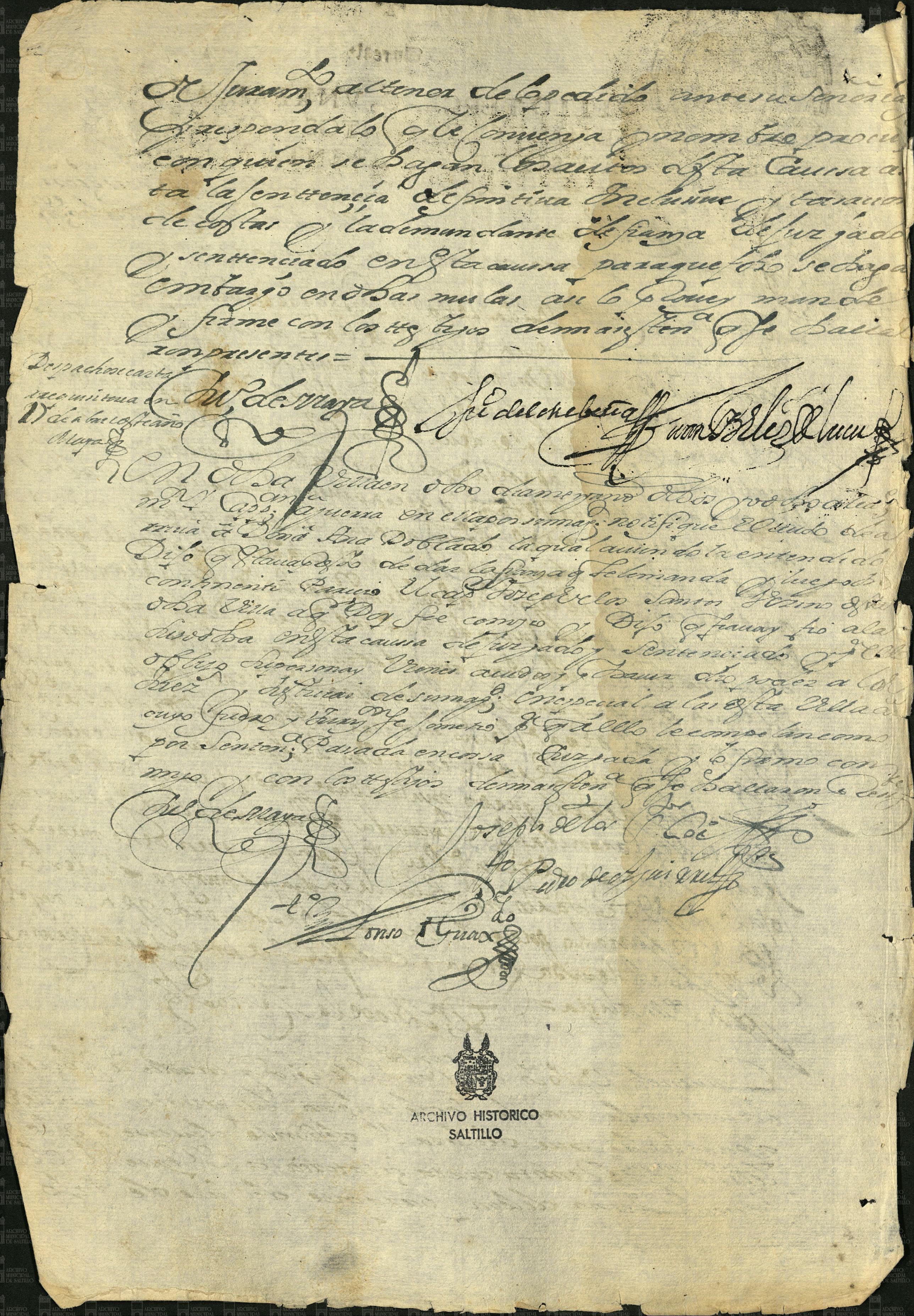 Ana de la Cerda demanda a Blas de la Garza por cuatro mulas (ficha AMS PM c. 2, e. 7, d. 7) — imagen 2